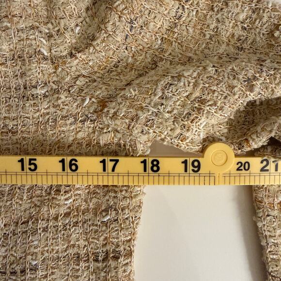 Vintage St. John Tweed Boucle Cream Jacket Blazer Classic Knit Chic Sz 8 Luxury - Picture 10 of 10